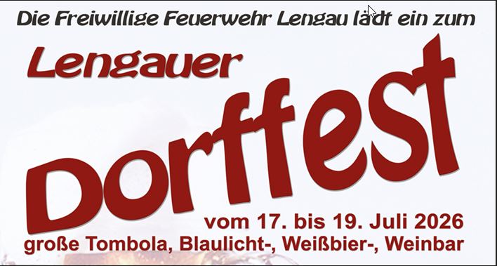 Lengauer Dorffest